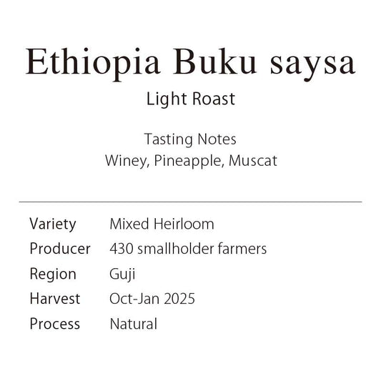 Ethiopia Buku saysa