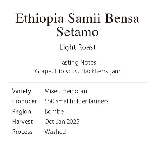 Ethiopia Samii Bensa Setamo