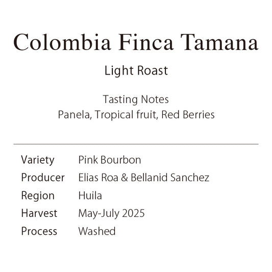 Colombia Finca Tamana（Pink Bourbon）