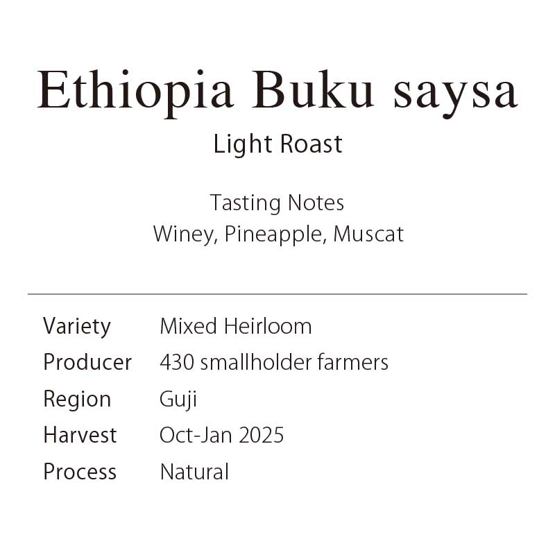 Ethiopia Buku saysa